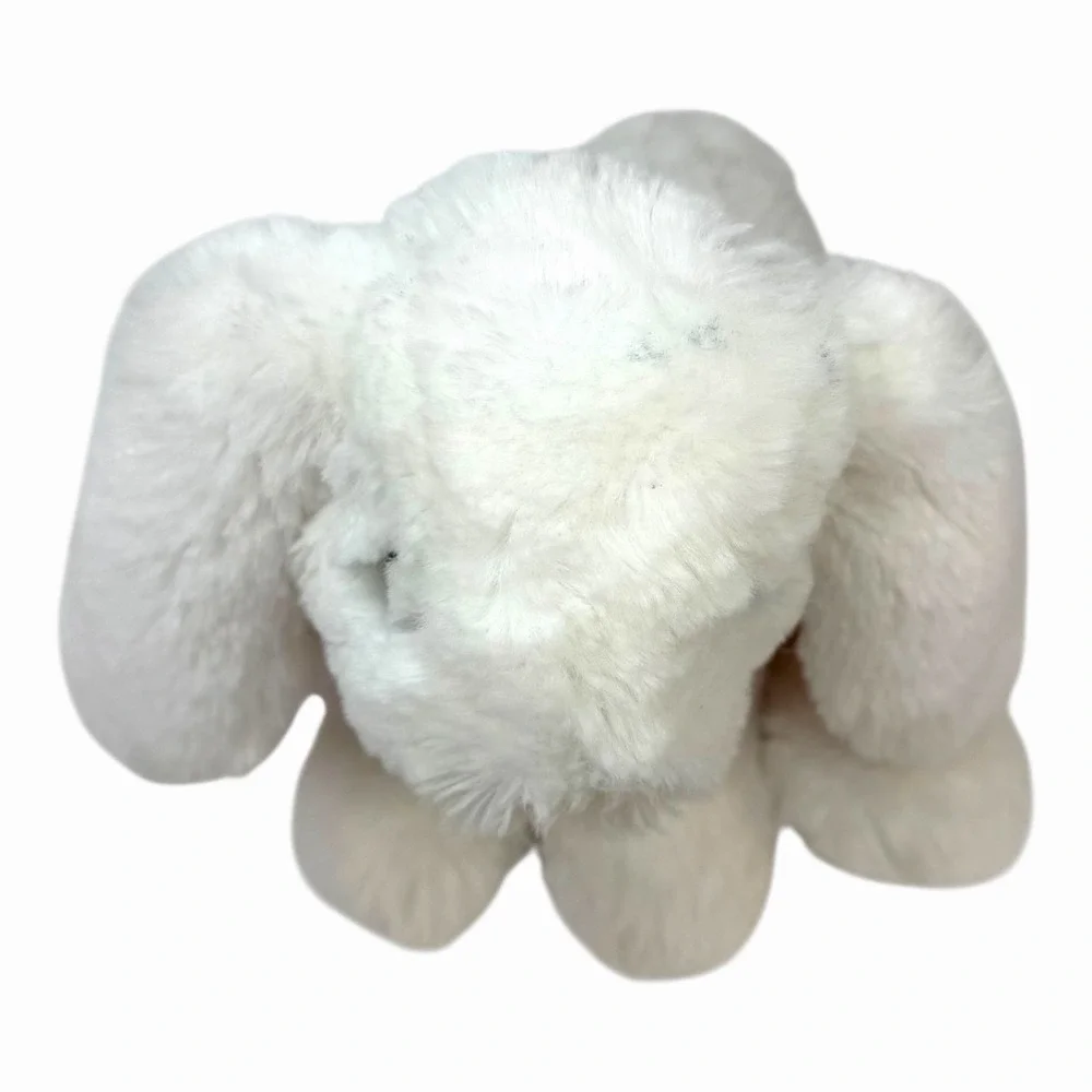 Cream White Plush Bunny‎ Rabbit Stuffed Animal Floppy Ears Pink Nose 10 Inch